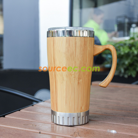 Customization Stainless Steel Bamboo Cup Corporate Gifts