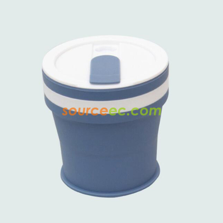 Customization 350ML Silicone Collapsible Coffee Cup Corporate Gifts