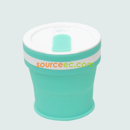 Customization 350ML Silicone Collapsible Coffee Cup Corporate Gifts