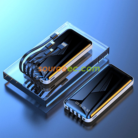 Customization 10000mAh Power Bank with In-Built Type C / Micro / Lightning Corporate Gifts