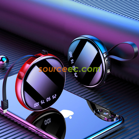 10000mAh Power Bank with In-Built Type C / Micro / Lightning