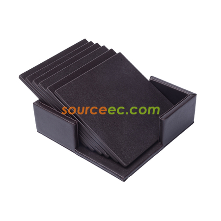 Customization Leather Suit Coaster Corporate Gifts