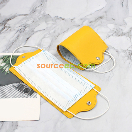 Customization PU Folding Mask Storage Clip Corporate Gifts