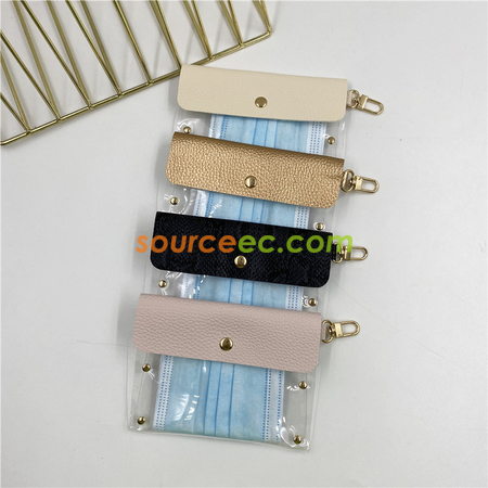 Customization Leather PVC Mask Storage Bag Corporate Gifts
