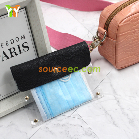 Customization Leather PVC Mask Storage Bag Corporate Gifts