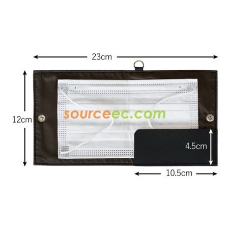 Customization PU Folding Mask Storage Clip Corporate Gifts