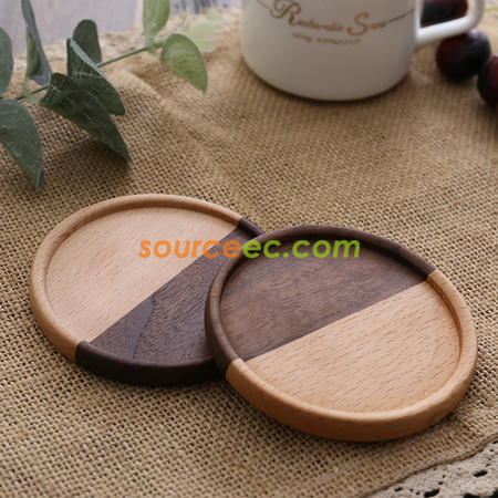 Customization Beech Coaster Corporate Gifts