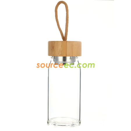 Bamboo Covered Glass