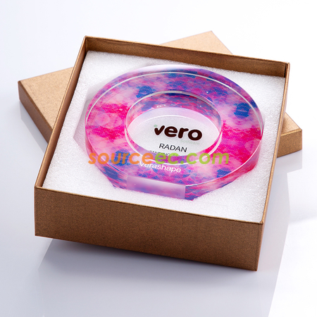 Customization Symphony Round Crystal Corporate Gifts