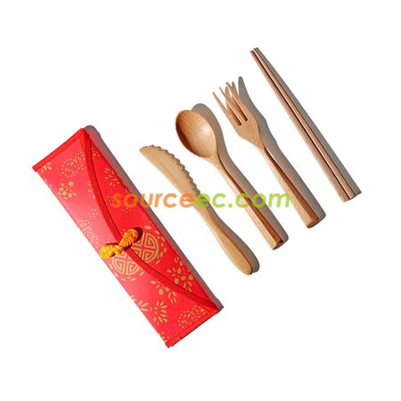 Customization Eco-friendly Tableware with Bag Corporate Gifts