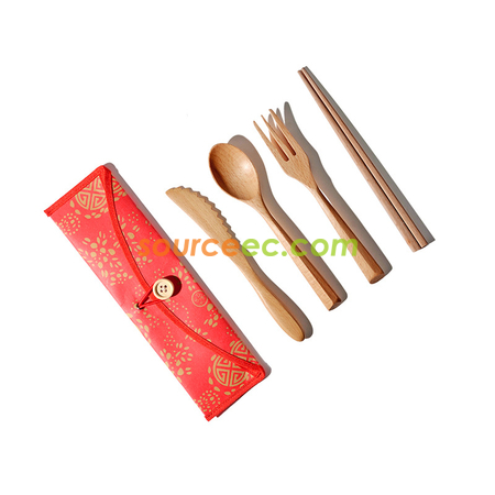 Customization Eco-friendly Tableware with Bag Corporate Gifts