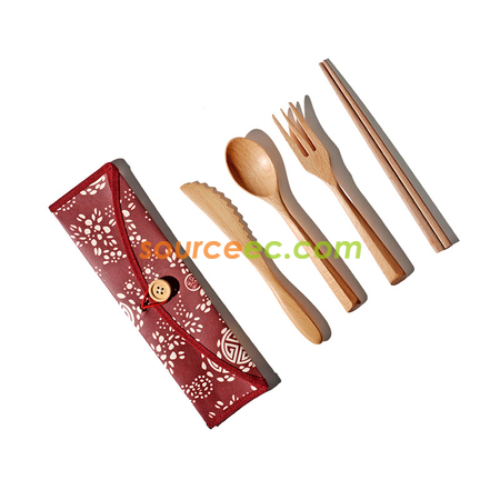 Customization Eco-friendly Tableware with Bag Corporate Gifts