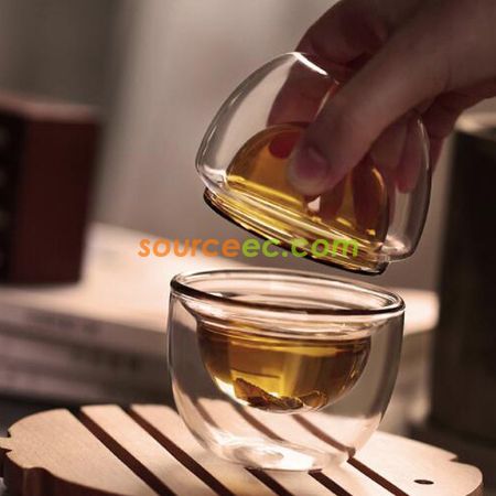 Customization Glass Teacup Corporate Gifts