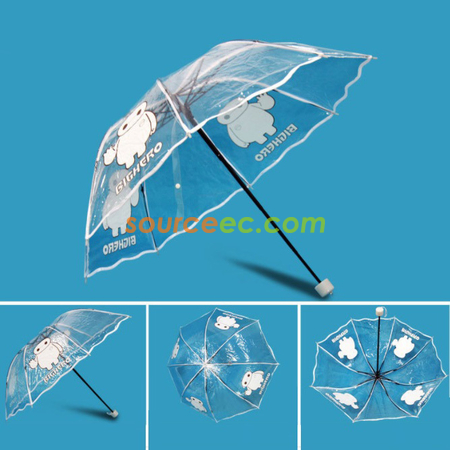 Customization Transparent Folding Umbrella Corporate Gifts