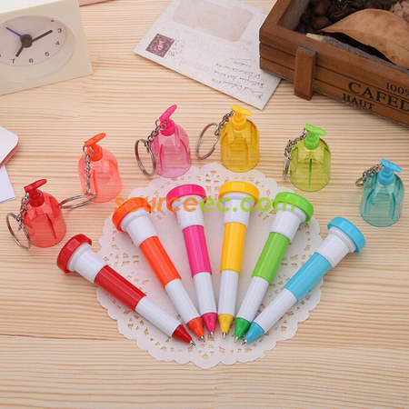 Customization Creative Retractable Hand Sanitizer Shape Ball Pen Corporate Gifts