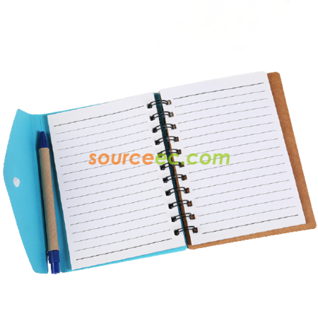 Customization Coil Loose Leaf Kraft Notebook Corporate Gifts
