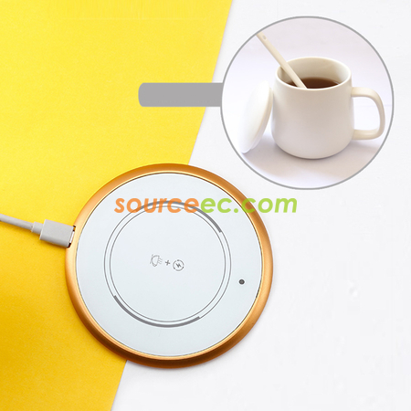 Customization Wireless Constant Temperature Coaster Corporate Gifts