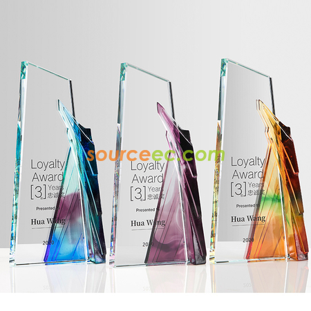Customization Crystal Glass Design Creative Trophy Corporate Gifts