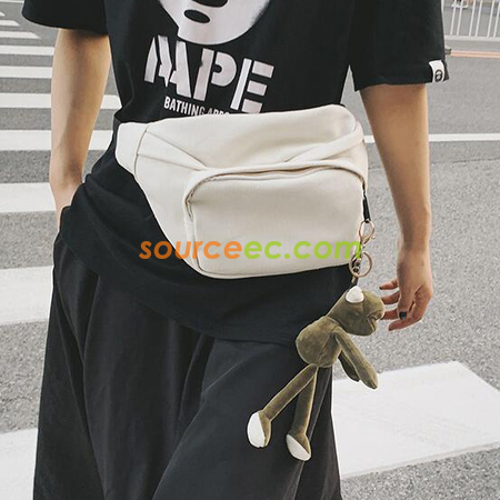 Customization Zip Canvas Belt Bag Corporate Gifts