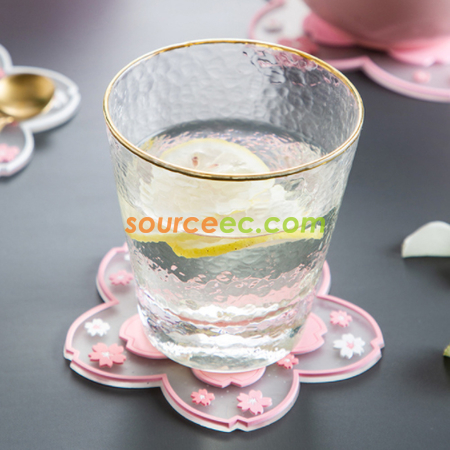 Customization Sakura PVC Heat Insulation Pad Corporate Gifts
