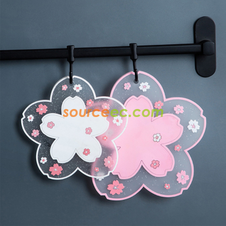 Customization Sakura PVC Heat Insulation Pad Corporate Gifts