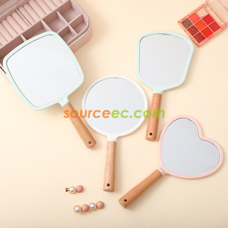 Customization Wooden Makeup Mirror Corporate Gifts