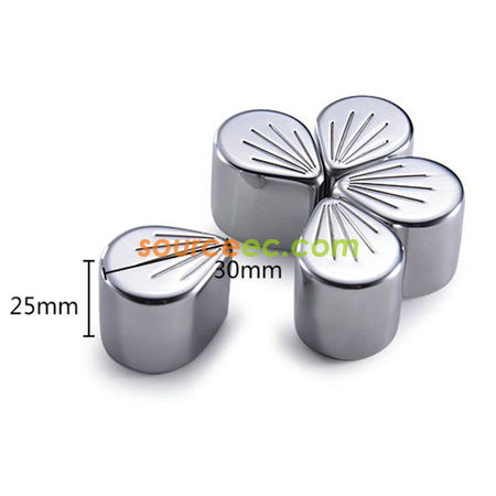 Customization Petal-shaped Stainless Ice Cube Corporate Gifts