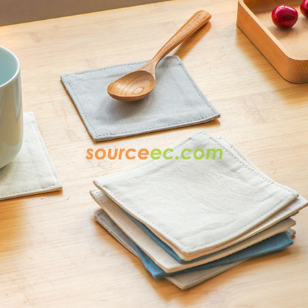 Customization Canvas Coaster/Insulation Pad Corporate Gifts