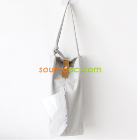 Customization Canvas Car Tissue Storage Bag Corporate Gifts
