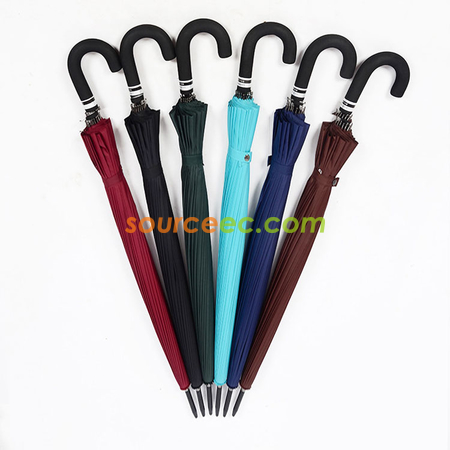 Customization Water Activated Color Changing Flower Print Straight Umbrella Corporate Gifts