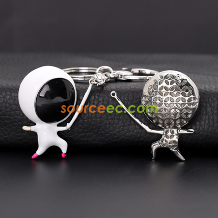 Customization Creative Fencing Keychain Corporate Gifts