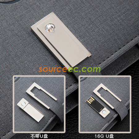 Customization Wireless charging notebook Corporate Gifts