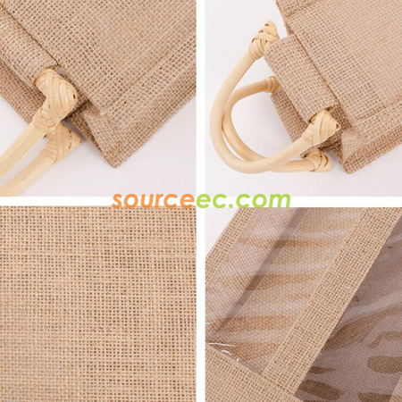 Customization White Rattan Jute Handbag Corporate Gifts