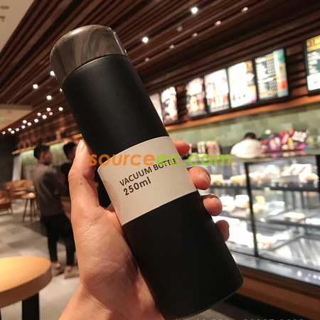 Customization Wood Grain 304 Stainless Steel Thermos Cup Corporate Gifts