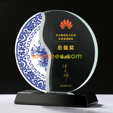 Customization Ceramic Crystal Trophy Corporate Gifts