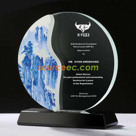 Customization Ceramic Crystal Trophy Corporate Gifts