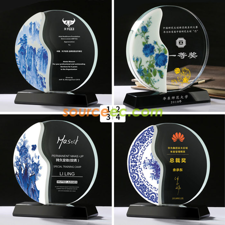 Customization Ceramic Crystal Trophy Corporate Gifts