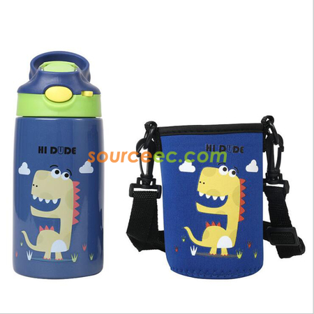 Customization 316 Stainless Steel Children's Straw Cup Corporate Gifts