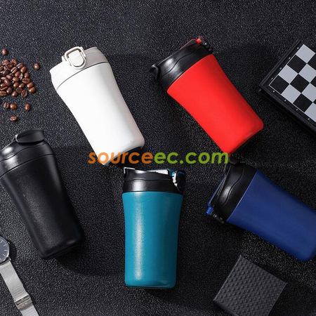 Customization Double Mouth Insulated Coffee Cup Corporate Gifts