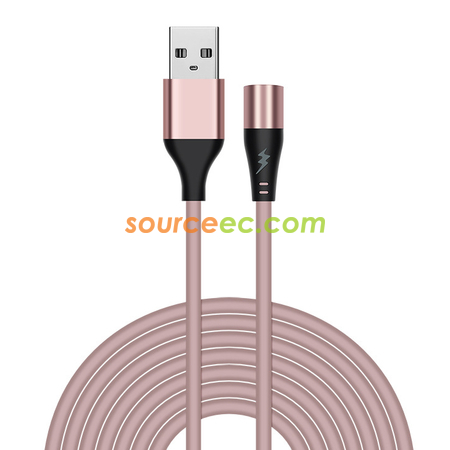 Customization Silica Gel Magnetic Suction Charging Wire Corporate Gifts