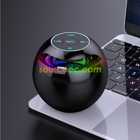 Customization Round Colorful Clock Bluetooth Speaker Corporate Gifts