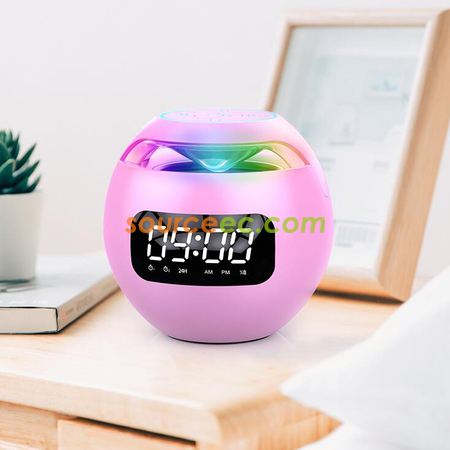 Customization Round Colorful Clock Bluetooth Speaker Corporate Gifts