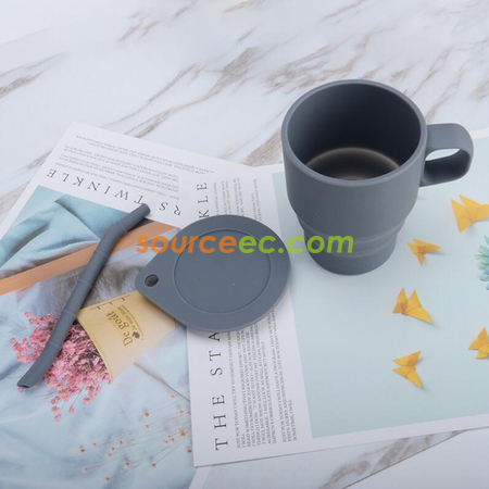 Customization 300MLAnti-fall folding silicone cup Corporate Gifts