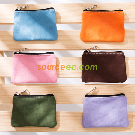Customization Canvas Coin Purse Corporate Gifts