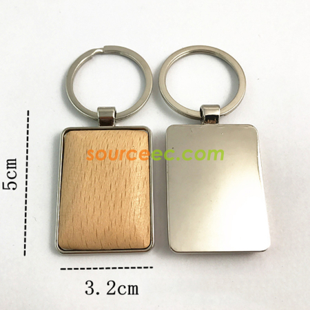 Customization Wooden Keychain Corporate Gifts