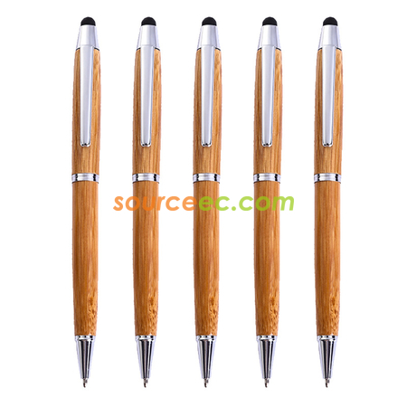 Touch Screen Bamboo Ballpoint Pen
