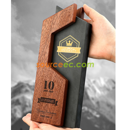 Customization Wood Inkstone Trophy Corporate Gifts
