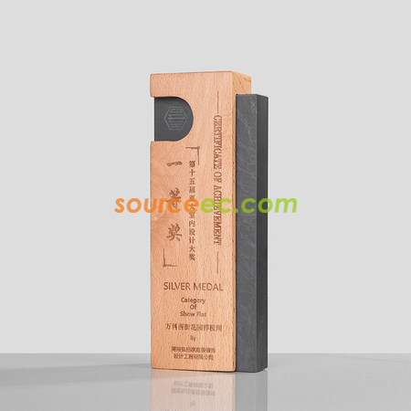 Wood Inkstone Trophy