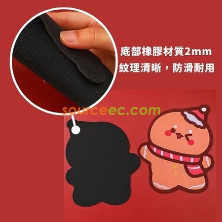 Customization Cartoon Christmas Mouse Pad Corporate Gifts