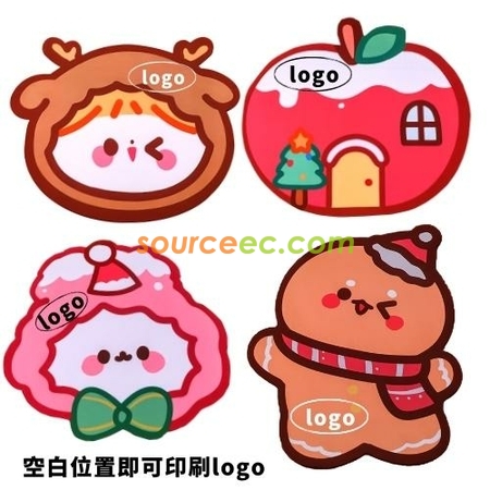 Customization Cartoon Christmas Mouse Pad Corporate Gifts